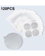 The 120 PCS / Bag iCafilas Disposable Coffee Capsule Aluminum Foil Self-adhesive Closure Film