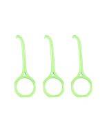 YOUTU 3pcs Invisible Braces Extractor Picking Hooks And Removing(Green)