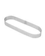 BN1006 Stainless Steel Mousse Circle Thickened Perforated Cake Mold DIY Baking Tools, Specification: Oval 4.7 inches