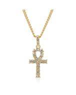 Cross exaggerated hip-hop necklace collarbone chain