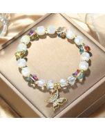 S2204 Crystal Beaded Bracelet Women's Natural Crystal Bracelet