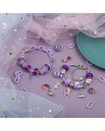 Crystal Beaded Bracelet Set Children's Necklace DIY Puzzle Toy
