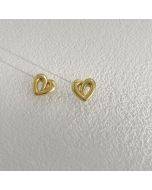 Shell double layered earrings with diamond earrings4