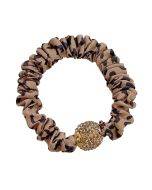 Tie hair with high elastic bands, rhinestone headband, hair loop hair accessories