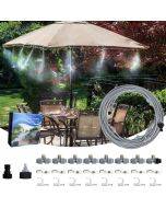 15 meter low-pressure outdoor trampoline humidification and cooling trampoline garden hose atomization nozzle set