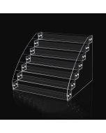 7-layer acrylic nail polish display rack transparent ladder nail polish storage rack