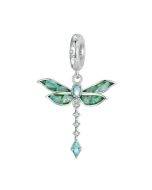 S925 Sterling Silver Plating Dragonfly DIY Pendant