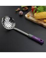Household Stainless Steel Kitchenware Spatula Frying Shovel Kitchen Cooking Tools, Style: Colander
