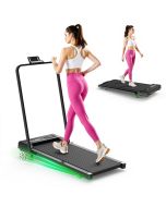 Akluer H03 Walking Pad Treadmill with Incline, Portable Under Desk Brushless Treadmill 330lbs Capacity, 2.5hp Brushless Motor