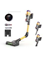 V18 Cordless Vacuum Cleaner, 550W 45KPA 55Mins Cordless Stick Vacuum Cleaner with Touch Screen, 6 Lbs Very Lightweight