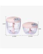 Multifunctional hand-pulled vegetable cutter household meat grinder meat mincer garlic masher