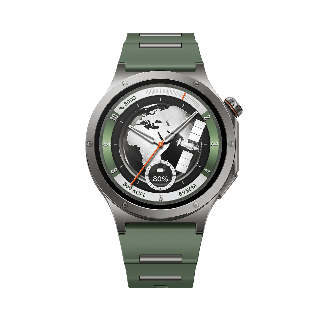 OnePlus Watch 4 zöld szíjjal