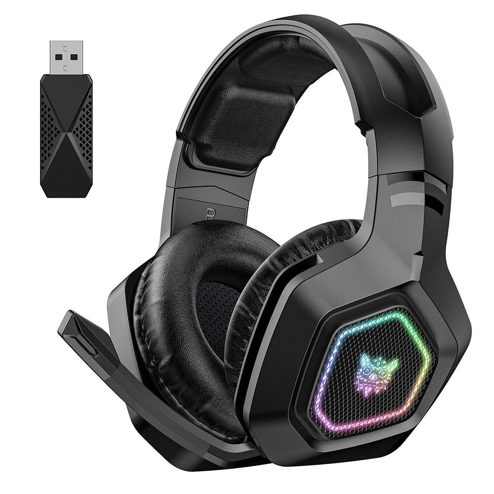 ONIKUMA B100 gamer fejhallgató, 2.4GHz-es vezeték nélküli kapcsolat