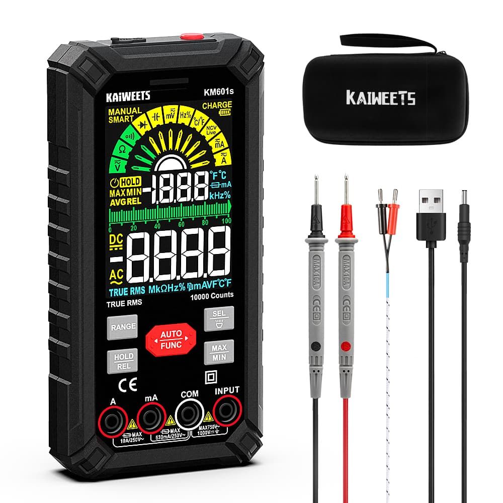KAIWEETS KM601S digitális multiméter előlapja