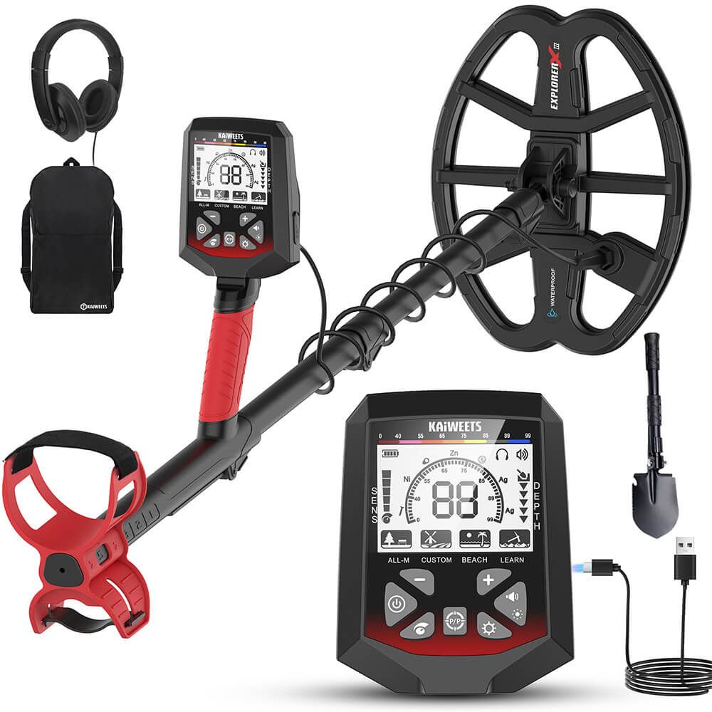 KAIWEETS EXPLORER X III fémdetektor a terepen