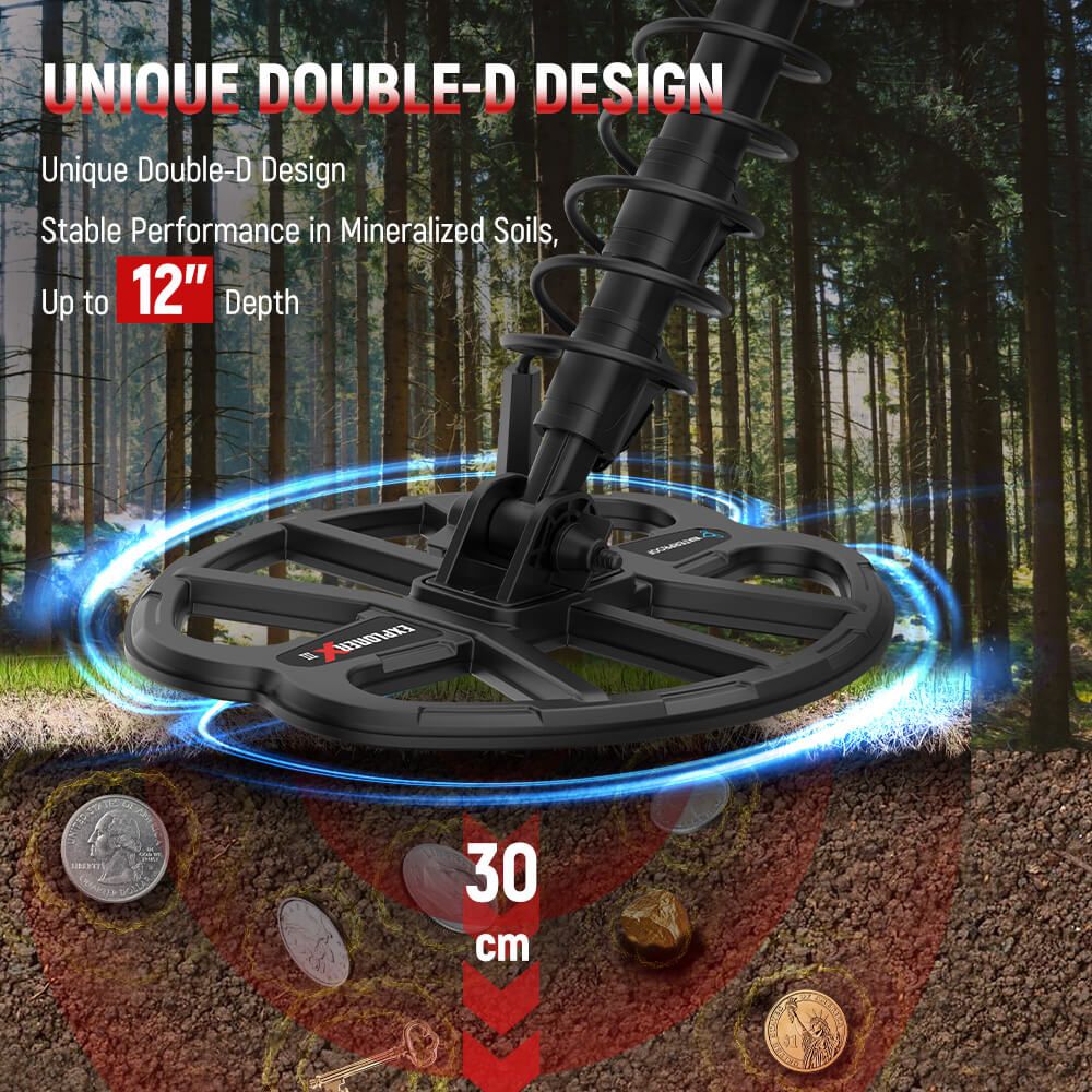 KAIWEETS EXPLORER X III fémdetektor a természetben