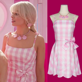 2023 Movie Barbie Cos Clothing Live-action Movie Barbie Dress Leggings  Cosplay Costume
