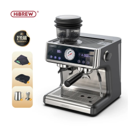 HiBREW Dual Boiler System Barista Pro 20Bar Bean to Espresso Cafetera ...