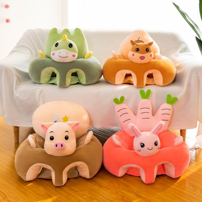 Cartoon small sofa baby learning seats children's plush toys maternal and infant supplies