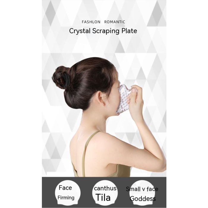 Crystal scraping facial massage board