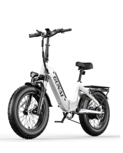 GUNAI GN20 Electric Bike for Adults 20’’ Fat Tire Step-Thru Foldable Commuter Ebike with 48V15AH Built-in Battery