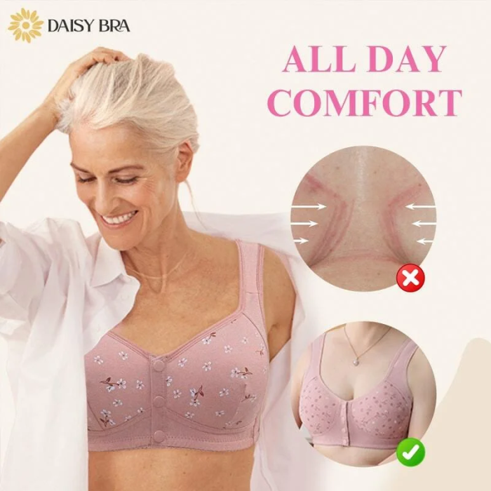 Front Button Bra - Daisy Style - 80% OFF Today