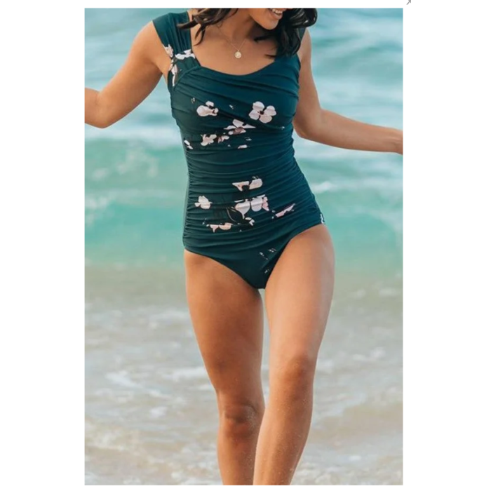 Off-Shoulder One Piece Swimsuit with Victoria's Sophisticated Design