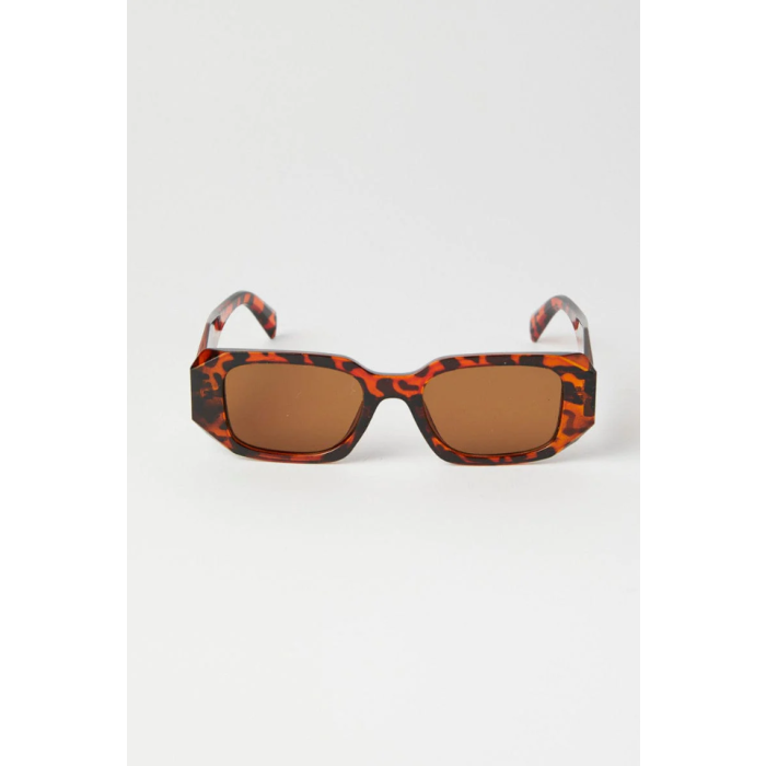 Brown Animal Print Fashion Sunglasses