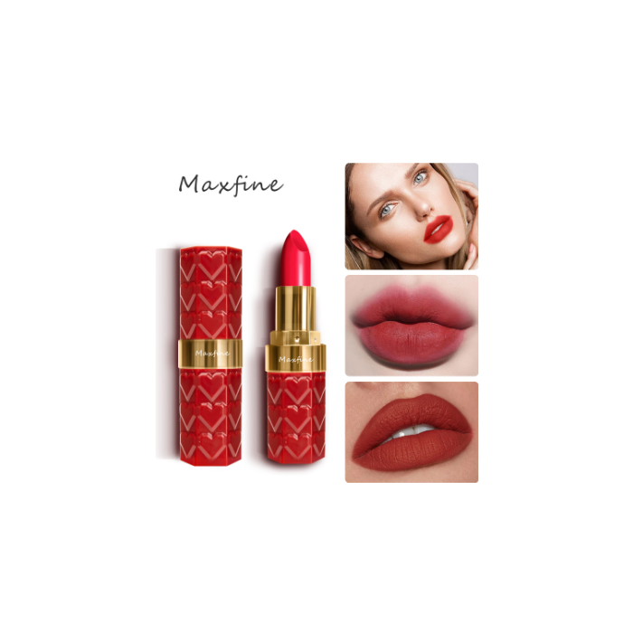 MAXFINE 18 colors lipstick  matte lipstick no transfer no color long lasting