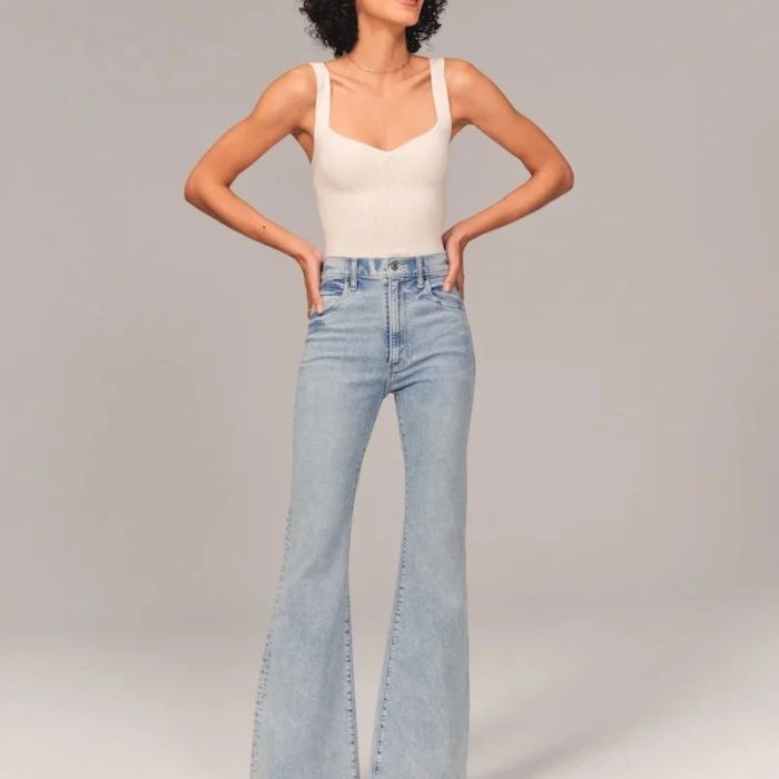 Summer 2023-Ultra High Rise Stretch Flare Jeans