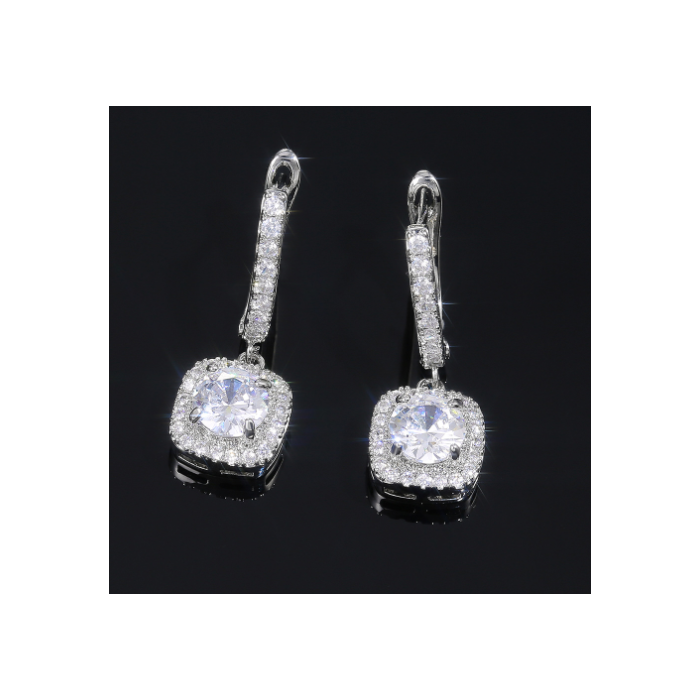 insert Cao Shi cross-border hot selling new exquisite ladies micro-inset zircon earbuckle European and American ear accessories