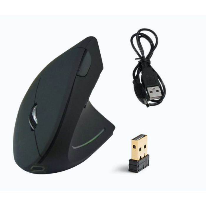Rechargeable vertical wireless mouse Cross-border ergonomic light-emitting gaming silent photoelectric Bluetooth mouse wholesale
