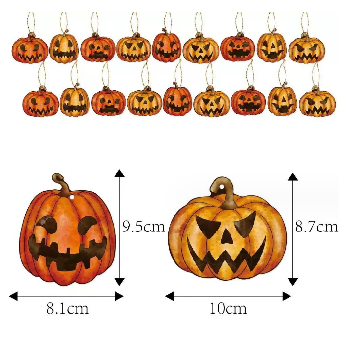 [Halloween Sale]Halloween Theme Party Pumpkin Hangers Halloween Party Pumpkin Prop Hangers