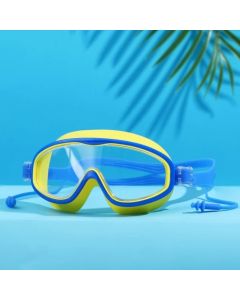 HD children's large frame waterproof and anti-fog swimming goggles