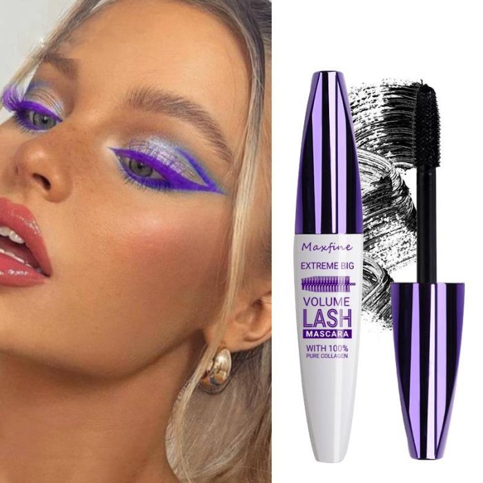 5D Silk Fiber Mascara For Women Color Thick Curly Waterproof 3D Mascara Eyelash Extension Lengthening Eye Lashes Makeup Tools