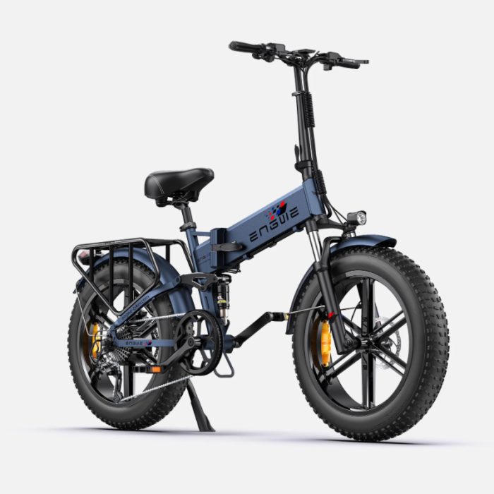 ENGWE Upgrade Folding Electric Bicycle for Adults 750W 48V16Ah Build-in Lithium Large Battey Long Range 20 * 4.0" Fat Tire E-Bike All Terrien Mountain Snow Beach City Cruiser Electric Bike Engine Pro
