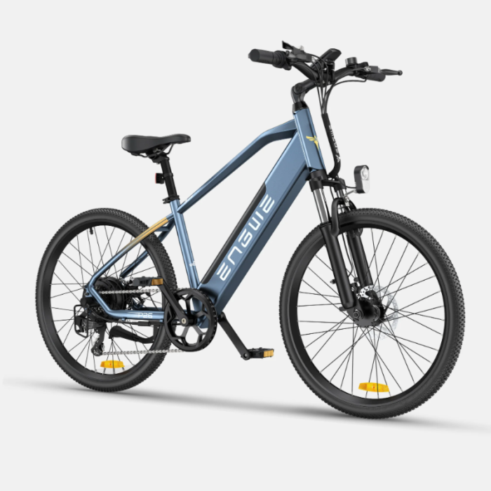 ENGWE P26 Electric Commuter Bikes for Adults, 26" 500W City Cruiser Ebike, Long Range 48V 13.6Ah Removable Battery, 24.8MPH Max Speed, Intelligent LCD Display, Shimano 7-Speed Gear, UL Certified