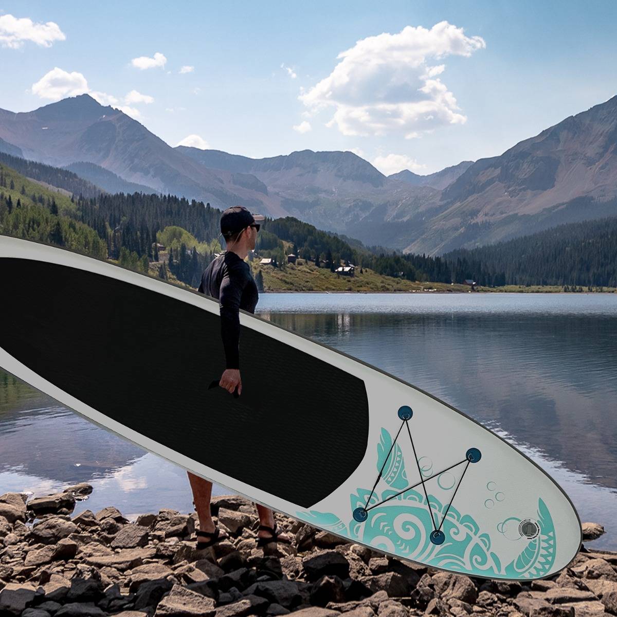 Funwater Stand Up paddle Board -Size335*81*15 （ 11&#039; ×33&quot; ×6&quot; ）90*38*20