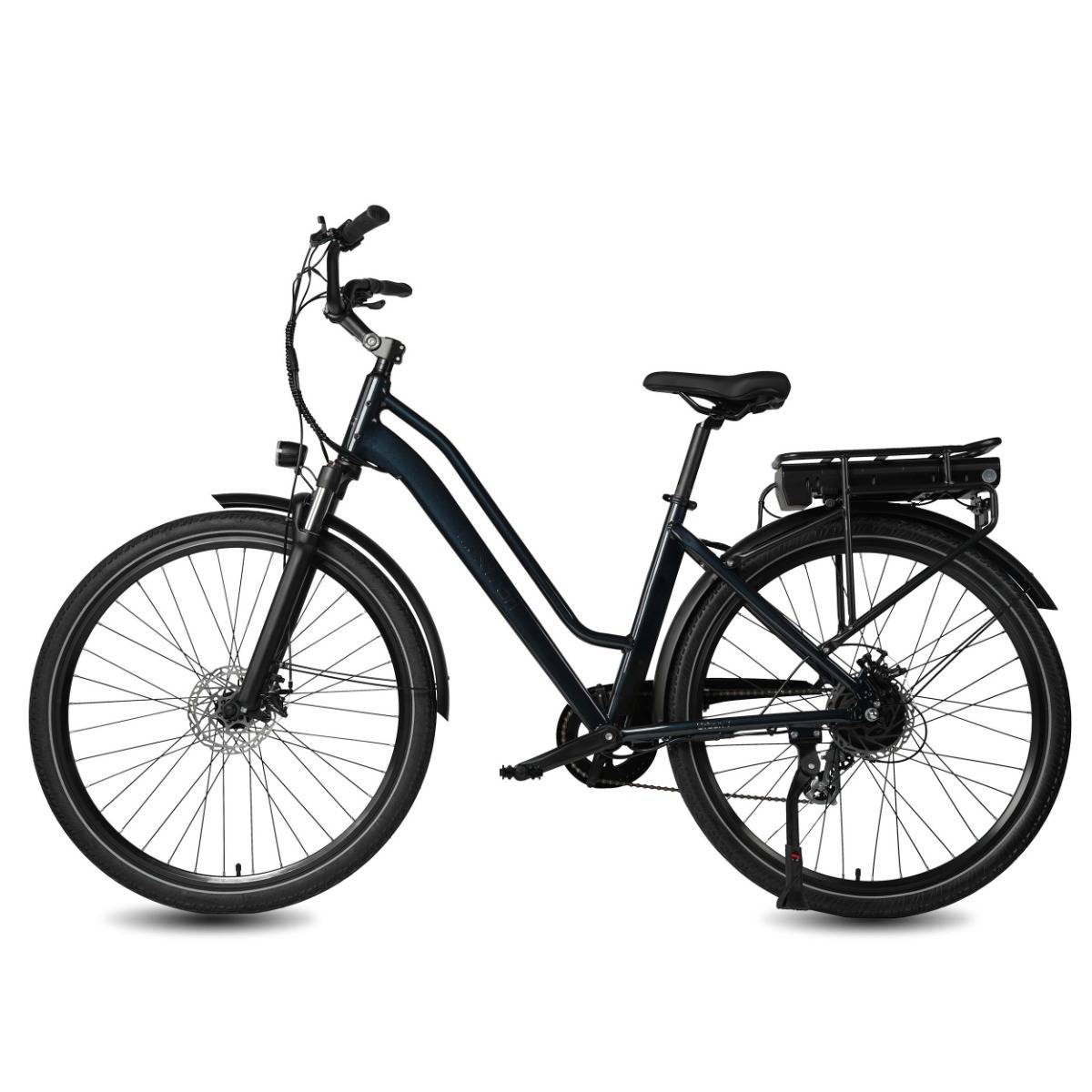[EU Direct]MAXTRON URBAN 7 Electric Bicycle 36 V12.8AH 250W With LCD 700C * 50C Tire Max Range 70 KM Max Speed 25 km/h Hydraulic Brake E-Bike