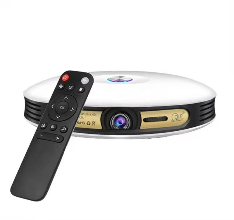 CACACOL ITC-DO8 2GB+16GB Android 6.1 Quad Core 220 Lumens 1280*800 Mini WiFi Smart Projector with Remote Control