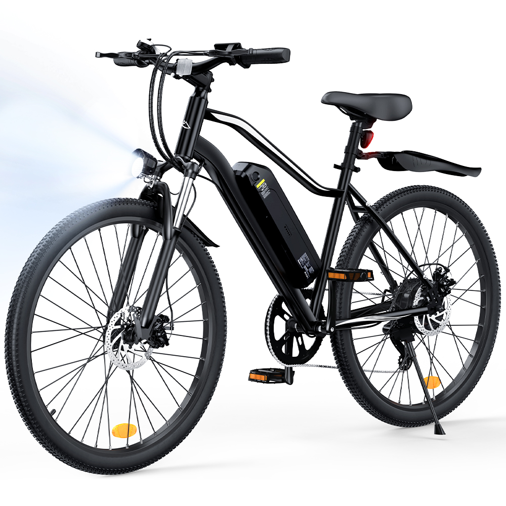 iScooter EB3S Electric Bicycle, 250W, 36V15Ah, removable battery, assisted range of 60-80 kilometers or more, 26" city electric bicycle