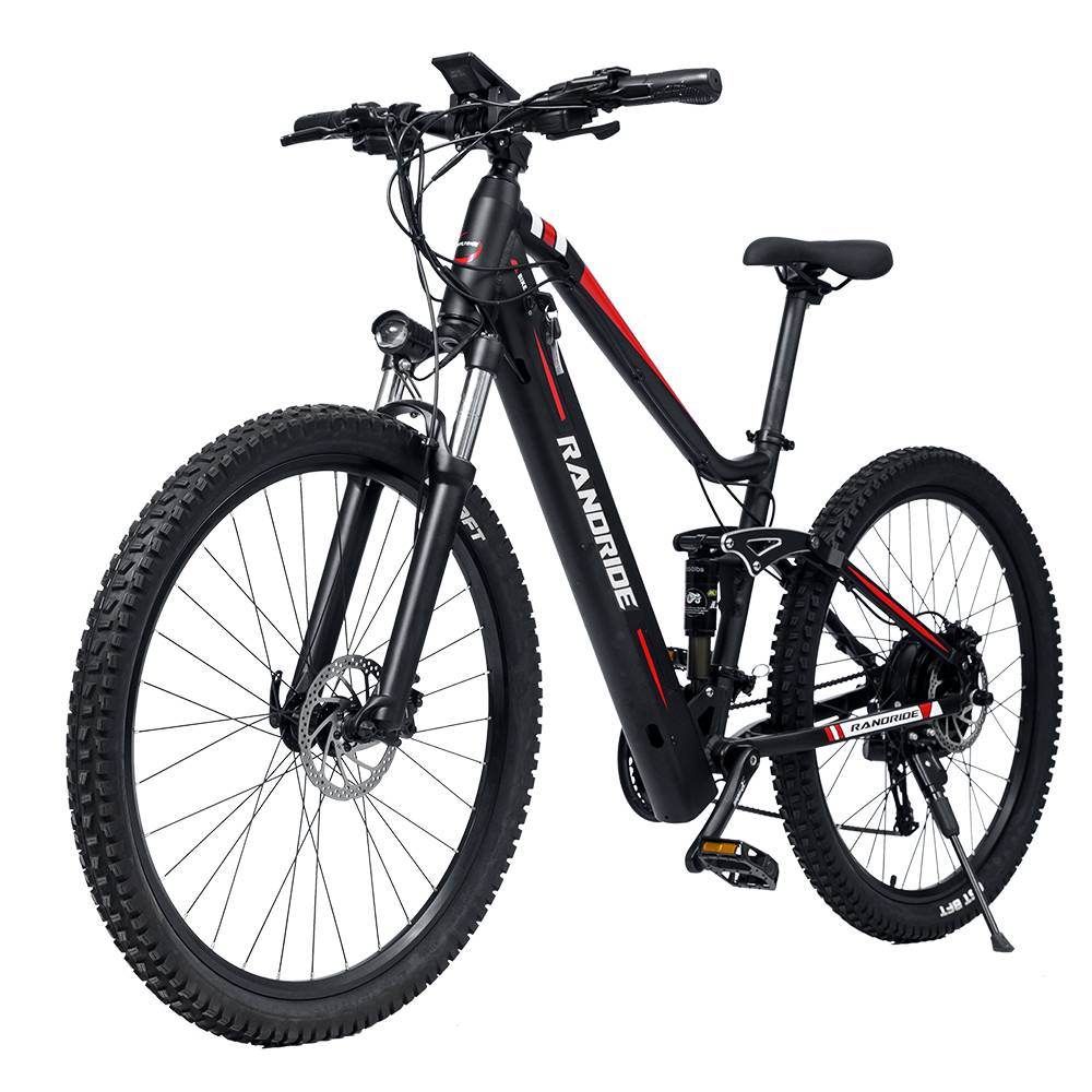 [EU DIRECT] RANDRIDE YS90B Powerful 1000W Electric Mountain Bike for Adults, 48V 13.6AH Battery Off-Road E-Bike, 27.5*2.4 Inch Tires 90KM Long Range E