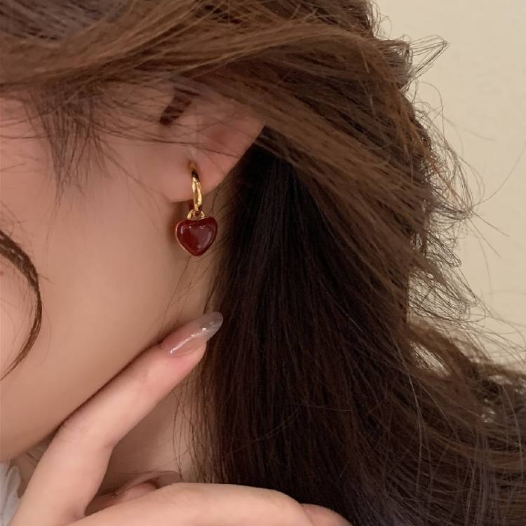 Elegant Women&#039;s Light Luxury Pearl Double Layer Earrings with Diamond Earrings, Specification: EH1628 One Pair