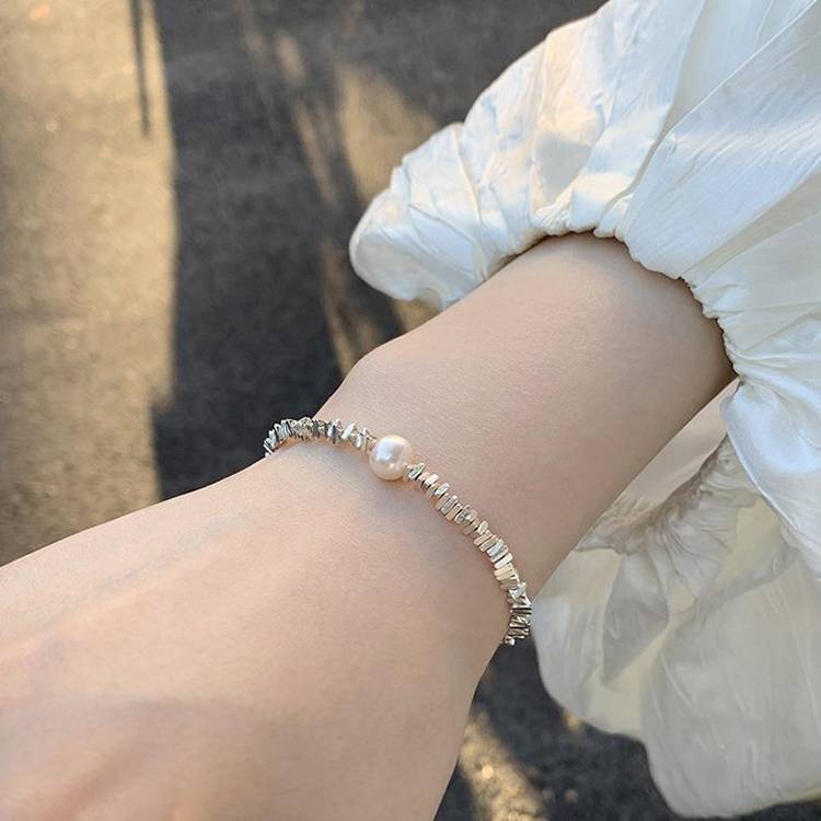 925 Sterling Silver Retro Open Bracelet Handpiece19