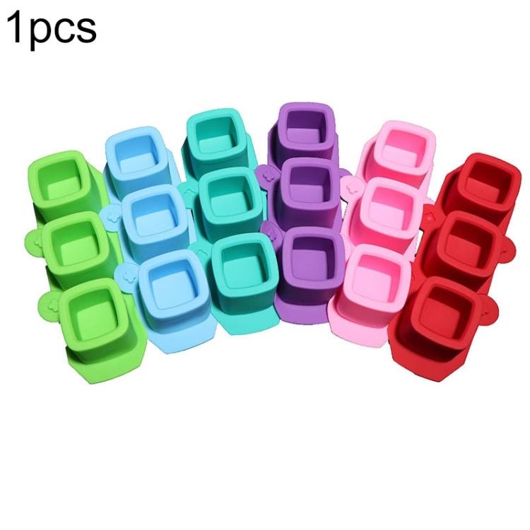 3 cups of love ice grid silicone mold with succulent gypsum mold, randomly shipped in color