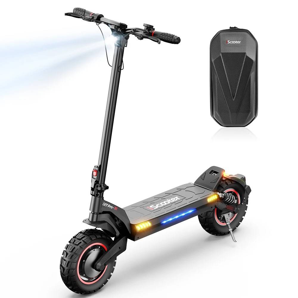 iScooter iX7 Pro Foldable Electric Scooter | Dual 1000W Motors | 60Km Range | 60Km/h Top Speed | App Control | 150kg Max Load