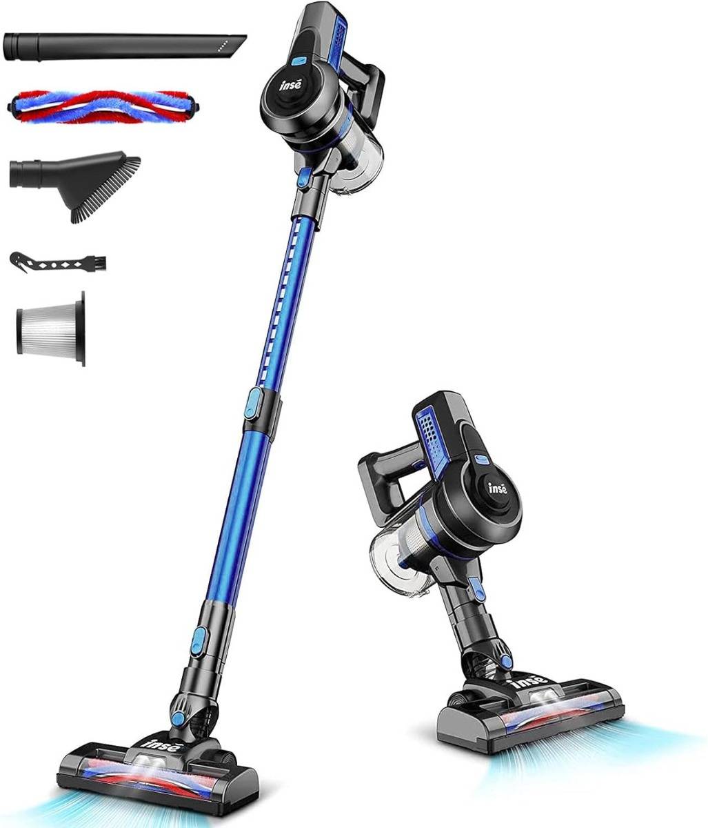 INSE N650 Cordless Vacuum: 6-in-1, Powerful, 45 Minutes of Runtime, Lightweight for Home and Pet Hair