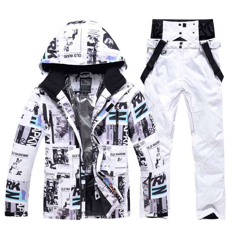 Men&#039;s windproof, waterproof, and warm breathable ski suit