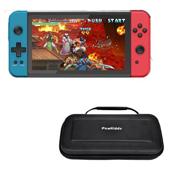 New POWKIDDY X70 Handheld Game console 7 inch HD Screen Retro Game Cheap Children&#039;s Gifts Support Two-Player Games