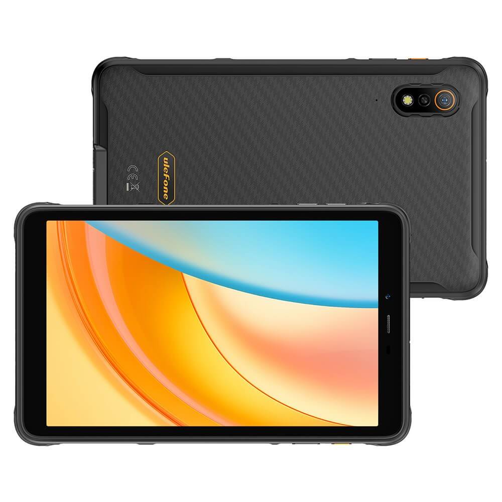 Ulefone Armor Pad Pro – 8.0" HD+ Display, Dual Stereo Speakers, 7650mAh Battery, IP68/IP69K Waterproof, MIL-STD-810H Rugged Tablet